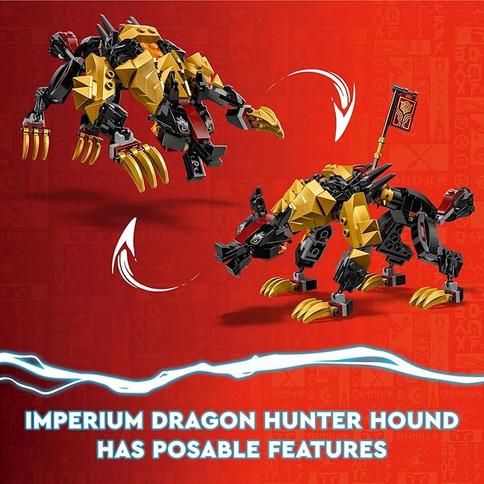 LEGO NINJAGO Imperium Dragon Hunter Hound 71790 Building Set Featuring Monster and Dragon Toys and 3 Minifigures Great Ninja Toys for Kids Ages 6+ Who Love to Play Out Ninja Stories