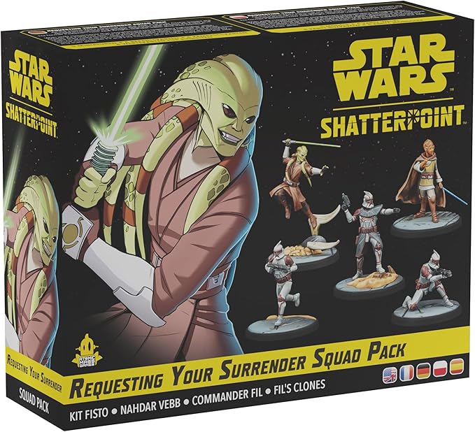 Star Wars Shatterpoint Requesting Your Surrender Squad Pack - Tabletop Miniatures Game Strategy Game for Kids and Adults Ages 14+ 2 Players 90 Minute Playtime Made by Atomic Mass Games