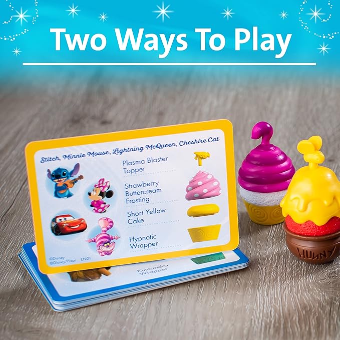 Wonder Forge Disney Enchanted Cupcake Party Game - Engaging Matching Game for Kids Ages 3 &amp Up | Featuring Beloved Disney Characters | Great for Skill Development | Ideal Birthday