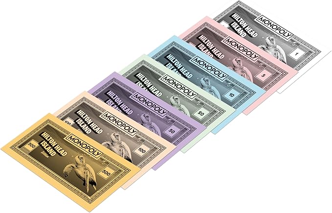 Monopoly Board Game – Hilton Head SC Edition: 2-6 Players Family Board Games for Kids and Adults Board Games for Kids 8 and Up Great for Game Night