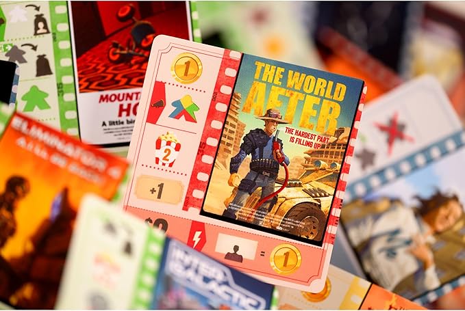 IELLO: Popcorn Strategy Board Game Manage a Movie Theater Attract Cinema Guests Competitive 60 Minute Play Time 2 to 4 Players for Ages 10+