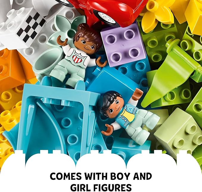 LEGO DUPLO Classic Deluxe Brick Box Building Blocks - Learning &amp Educational Toys for Toddlers Preschool Ages 1.5+ Years - Gift for Birthdays - Develop Fine Motor Skills - 10914