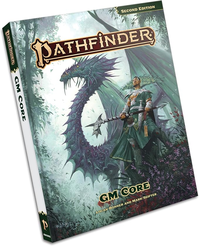 Pathfinder Remastered Second Edition Player GM and Monster Cores and Two Treasure Chest Buttons