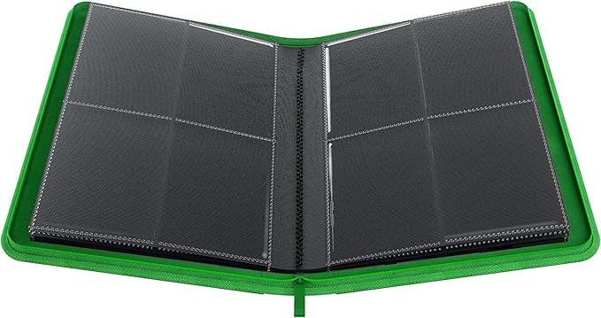 Zip-Up Album 8-Pocket: Green