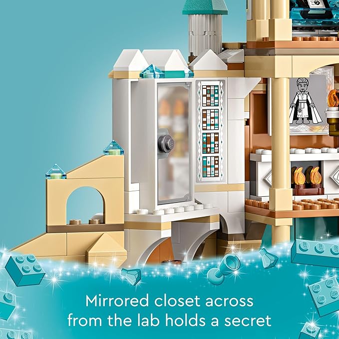 LEGO Disney Wish: King Magnifico’s Castle 43224 Building Toy Set A Collectible Set for Kids Ages 7 and up to Play Out Favorite Scenes from The Disney Movie Inspire Pretend Play Within The Palace