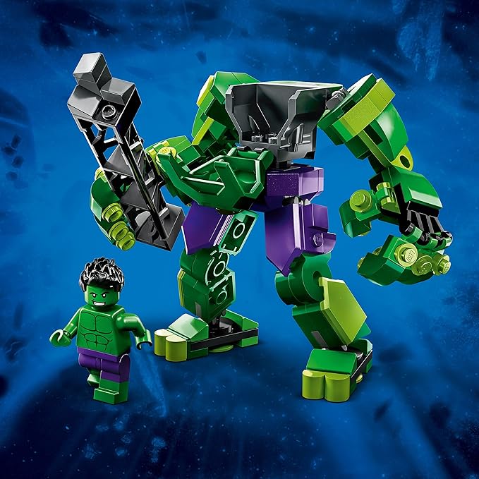 LEGO Marvel Hulk Mech Armor 76241 Avengers Action Figure Set Collectable Super Hero Buildable Toys for Boys and Girls Ages 6 Plus Gift Idea