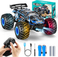 Remote Control Car 1:18 Rc Cars All-Terrain RC Truck with LED Light 20KM/H Rechargeable 2WD 2.4GHz Sturdy PVC Shell Remote Control Truck for Boys 4-7 8-12 Beginner