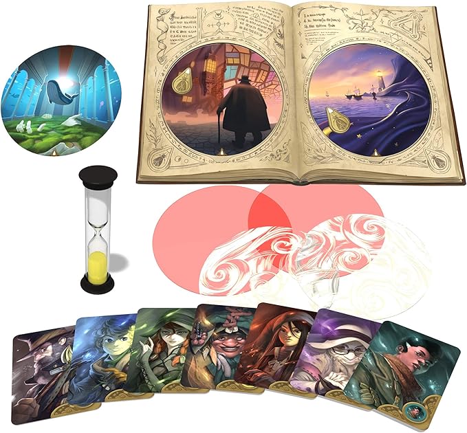 Obscurio Board Game - Navigate The Sorcerer's Library in This Intriguing Game! Cooperative Game for Kids and Adults Ages 10+ 2-8 Players 45 Minute Playtime Made by Libellud