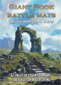 Giant Book of Battle Mats Wilds Wrecks &amp Ruins by Loke - Merchandise Game
