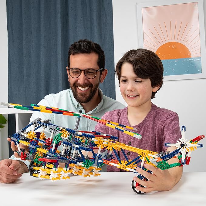 K'NEX - 100 Model Building Set ‚ 863 Pieces STEM Building Kid Construction Set‚ Ages 7+