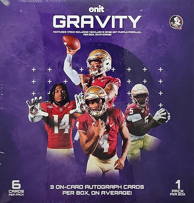 2025 Onit Gravity College Football Card Breaker Edition Box (Florida State Seminoles)