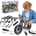 Metal Model Motorcycle Kits - 117 Pcs Erector Sets for Boys Age 8-12 Motobike Building Toys STEM Kits for Kids Age 8-10 Assembly Car Project for 14 and Up Gifts for 15 16 Year Old Boys and Adults
