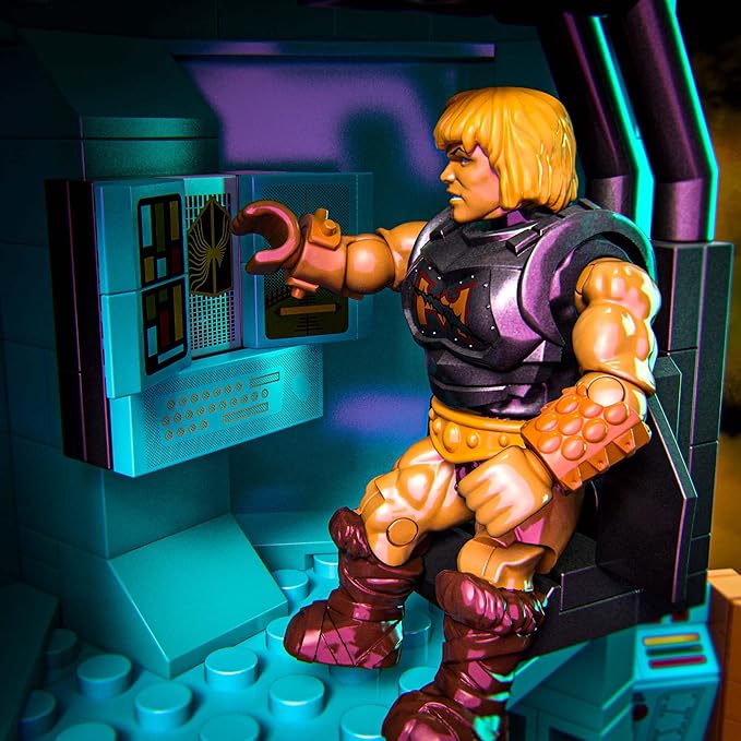Mattel MEGA Masters of The Universe Eternia Battleground Toy Building Set Small HFF28