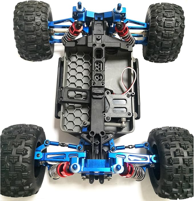 RC Car Parts Compatible with Hyper GO 1/16 Metal Upgrade Aluminum AccessoriesReplacement Parts kit for H16BM H16GT H16DR H16 MJX 16208 16209 16210