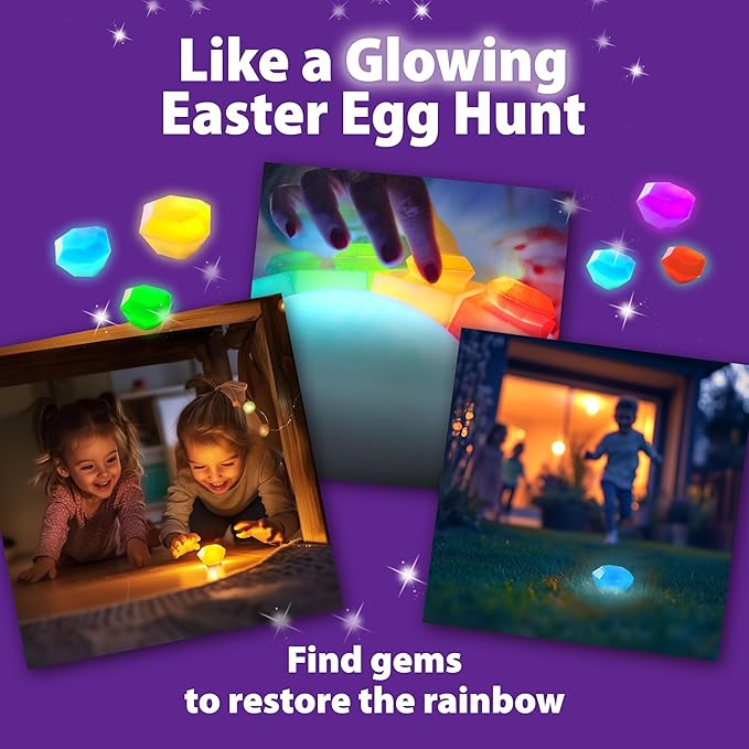 Hide and Seek Meets Rainbow Toys in “Protectors of The Rainbow” | Ages 4-10 | A Musical Treasure Hunt | Easter Egg Hunt &amp Glow in The Dark Game | Outdoor Toys | Unicorn &amp Leprechaun Theme