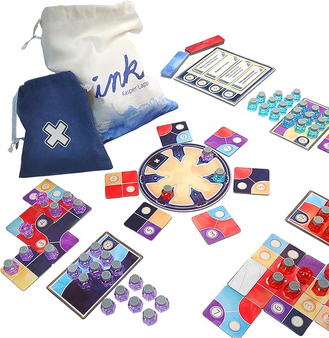 Ink Board Game - Create Stunning Paintings Art-Themed Strategy Game for Families Kids &amp Adults Ages 8+ 1-4 Players 30-60 Minute Playtime Made by Final Score