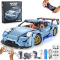 PIKARO Sports Car Building Set for Boys &amp Adults RC Remote Control APP Race Car Model Kits with LED Lights Collectible Supercar Toys Birthday Gifts for Kids Teens Age 8-14 12-16