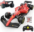 BEZGAR 1:18 Ferrari F1 75 Remote Control Car - 2.4GHz RC Race Car with Authentic Livery DIY Body Stickers - Officially Licensed F1 for Kids &amp Enthusiasts - Ferrari RC