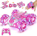 Spider Toys for Girls 4 5 6 7 8 9 10 11 12 Gesture Sensing Remote Control Car Double Sided RC Cars with Full-Body Light 2.4GHz Hand Controlled Rechargeable RC Stunt Car