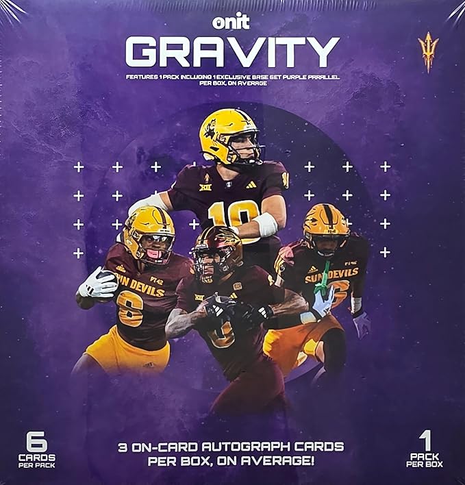 2025 Onit Gravity College Football Card Breaker Edition Box (Arizona State Sun Devils)