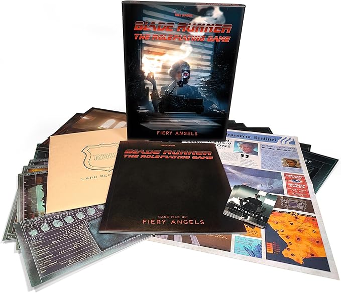 Free League Publishing Blade Runner RPG Case File 02: Fiery Angels Roleplaying Game Boxed Set