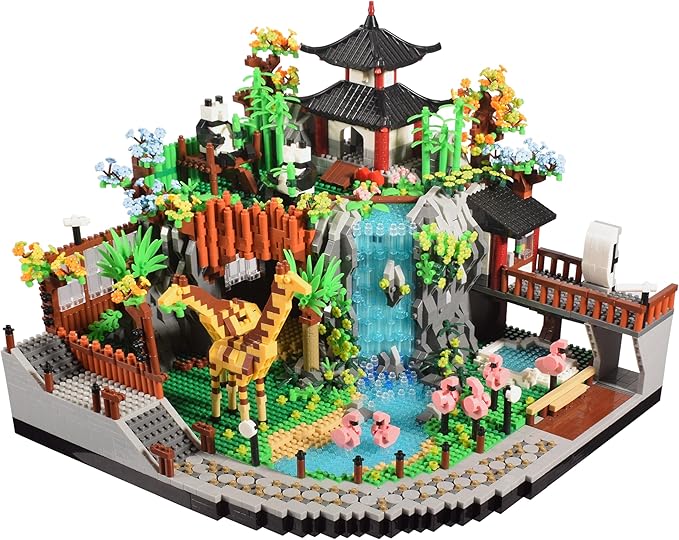 Zoo Micro Building Blocks Set 5000PCS for Adults or Teens Ages of 14+ Animals Park DIY Modle Kit in Living Room or Office Decorative Items Collection Model for Lovers