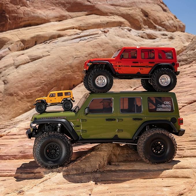 Axial RC Truck 1/6 SCX6 Jeep JLU Wrangler 4WD Rock Crawler RTR (Batteries and Charger Not Included): Green AXI05000T1