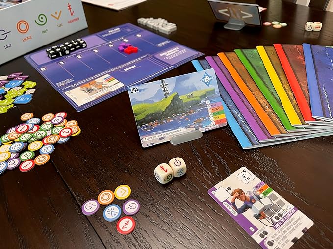 Stonemaier Games: Vantage by Jamey Stegmaier | Cooperatively Explore an Entire Planet from First-Person Perspective | Strategy Board Game for Adults and Family | 1-6 Players 120 Min-180 Min Ages 14+