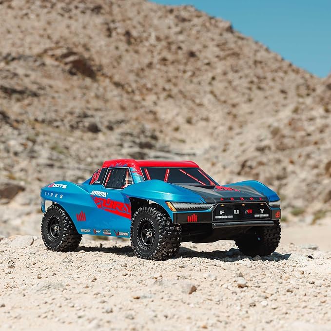 ARRMA RC Truck 1/10 FURY 2wd 223S BLX Brushless Short Course Truck RTR (Battery and Charger Not Included) with DSC Blue ARA3521T1