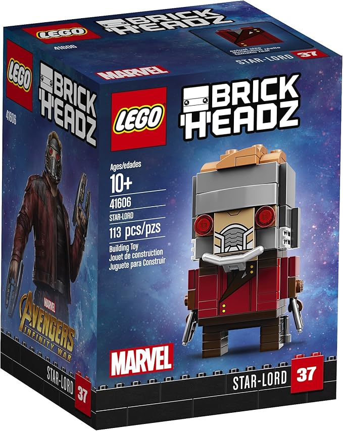 LEGO BrickHeadz Star-Lord 41606 Building Kit (113 Piece)