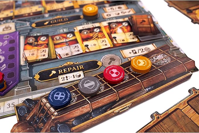 Luthier: The Art of The Instrument - Classical Music and History Themed Euro Board Game Bidding &amp Worker Placement 1 to 4 Players Ages 14 and up