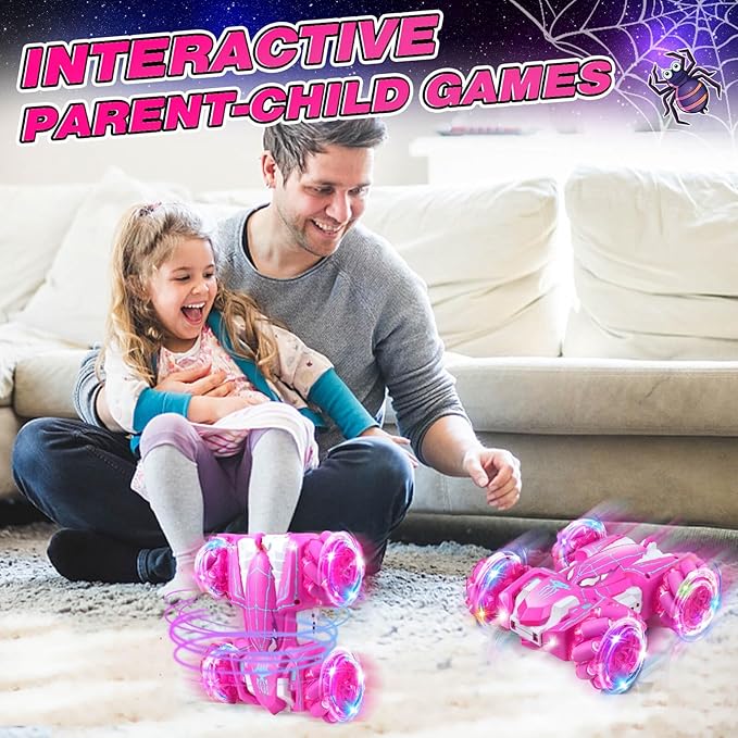 Dolanus Spider Remote Control Car RC Cars Kids Toys Girls 3-5 Toys for Ages 8-13 Gifts for 3 4 5 6 7 8 10 12 Year Old Girls Kids Toddlers Birthday