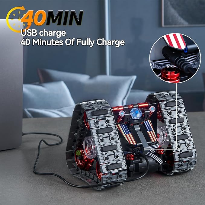 JOJO&ampPeach Stem Building Toys Remote &amp APP Controlled 4 in 1 Wall Robot/Stunt Car/Triangle Robot STEM Projects Creative Gifts Toys for Boys Girls 6-12 (560 Pieces)
