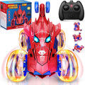 Remote Control Car RC Cars Toys for Boys Ages 4-12Cool Rechargeable Stunt RC Car with 360 Flips 4WD Wheel LightsFun Outdoor Toys for Kids Birthday Gifts Chritmas 4 5 6 7 8 9 10 11 12 Year Old