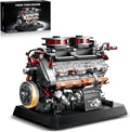 V12 Engine Model Kit Building Set for Tiger Tank Mini Mechanical Engineering Technic Collectible for Adults Teens Boys 14+ 1236PCS