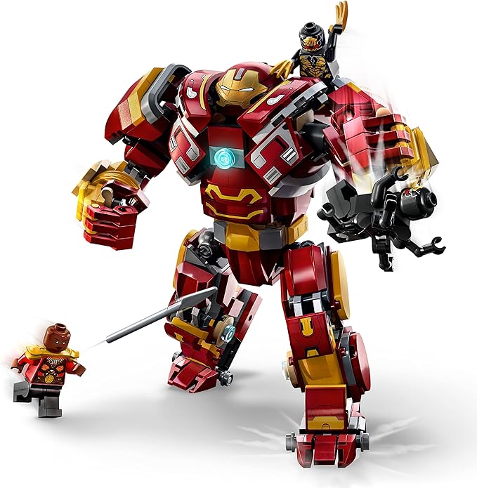 LEGO Marvel The Hulkbuster: The Battle of Wakanda 76247 Action Figure Buildable Toy with Hulk Bruce Banner Minifigure Avengers: Infinity War Set for Kids