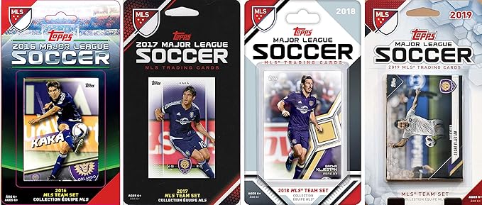 C &amp I Collectibles MLS Orlando FC 4 Different Licensed Trading Card Team Sets