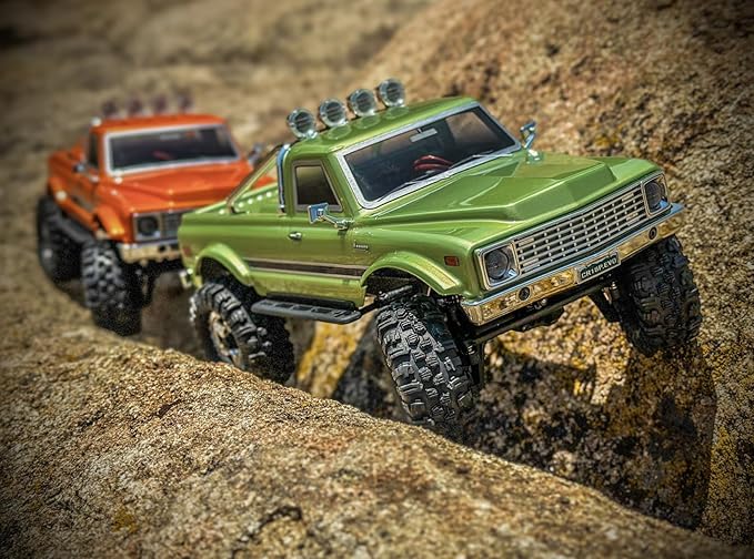 HOBBYPLUS CR18P EVO 2 Rock RC Crawler - 1/18 Scale Mini RC Crawler with Two-Speed Transmission All-Metal Gears Evolved EVO Platform Ready-to-Run Distinctive Styling Convoy Medium Olive Green