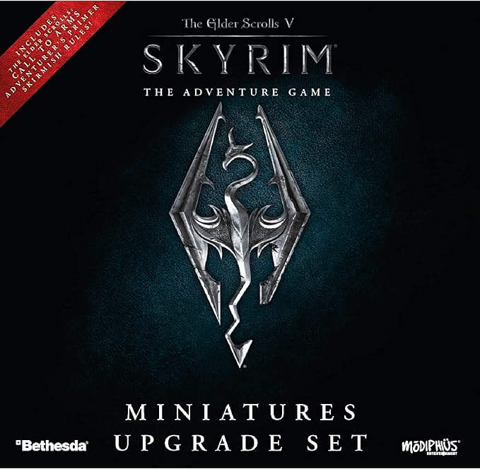 Modiphius The Elder Scrolls V: Skyrim The Adventure Game Miniatures Upgrade Set - Dungeon Crawling Strategy with Tabletop Miniatures for Kids &amp Adults Ages 14+1-4 Players 60-120 Minute Playtime
