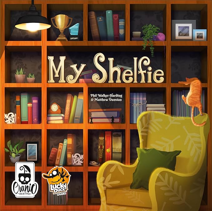 My Shelfie Board Game - Organize Your Shelf and Show Off Your Treasures! Strategy Game Fun Family Game for Kids and Adults Ages 8+ 2-4 Players 30 Minute Playtime Made by Lucky Duck Games