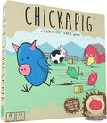 Buffalo Games Chickapig Board Game - A Strategic Board Game Where Chicken-Pig Hybrids Attempt to Reach Their Goal While Dodging Opponents Hay Bales and an Ever-Menacing Pooping Cow.