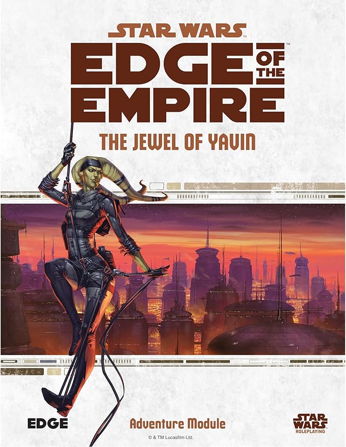 Asmodee Star Wars: Edge of The Empire Roleplaying Game The Jewel of Yavin Adventure Module - Heist Set in Bespin’s Cloud City Detailed Locations &amp Campaign Tools RPG for Ages 14+ 3-5 Players