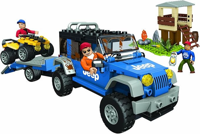 Mega Bloks Jeep Forest Expedition Building Set