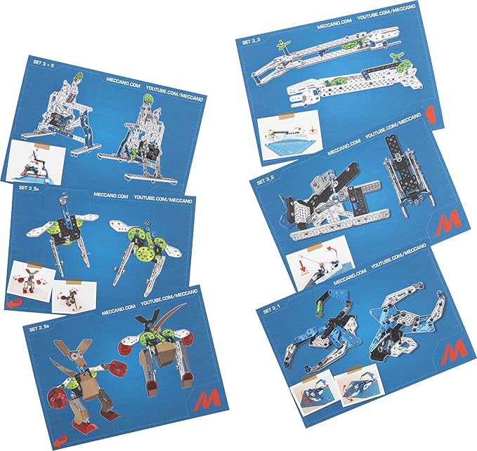 MECCANO Geared Machines S.T.E.A.M. Building Kit with Moving Parts for Ages 10 and Up