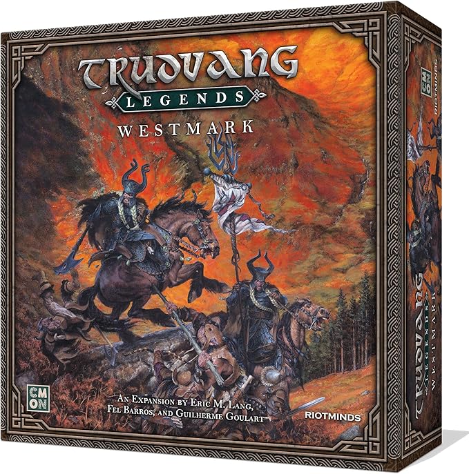 CMON Trudvang Legends: Westmark Board Game Expansion - Cooperative Storytelling Adventure Fantasy RPG with Tabletop Miniatures for Kids &amp Adults Ages 14+ 1-4 Players 120 Min Playtime Made by