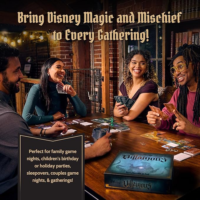 Ravensburger Disney Villainous - Perfectly Wretched - Join Disney Characters Pete Cruella De Vil or Mother Gothel - Play as Stand-Alone or with other Villainous Games - Award-Winning Line - Ages 10+
