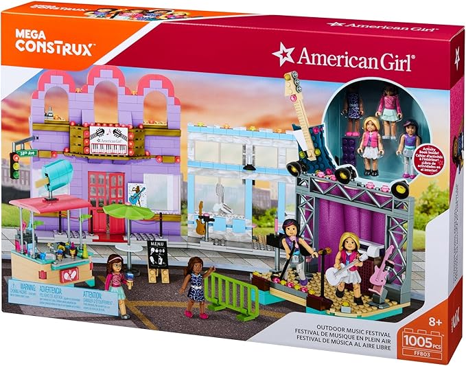 Mega Construx FFB03 American Girl Outdoor Music Festival Building Toys Multicolor