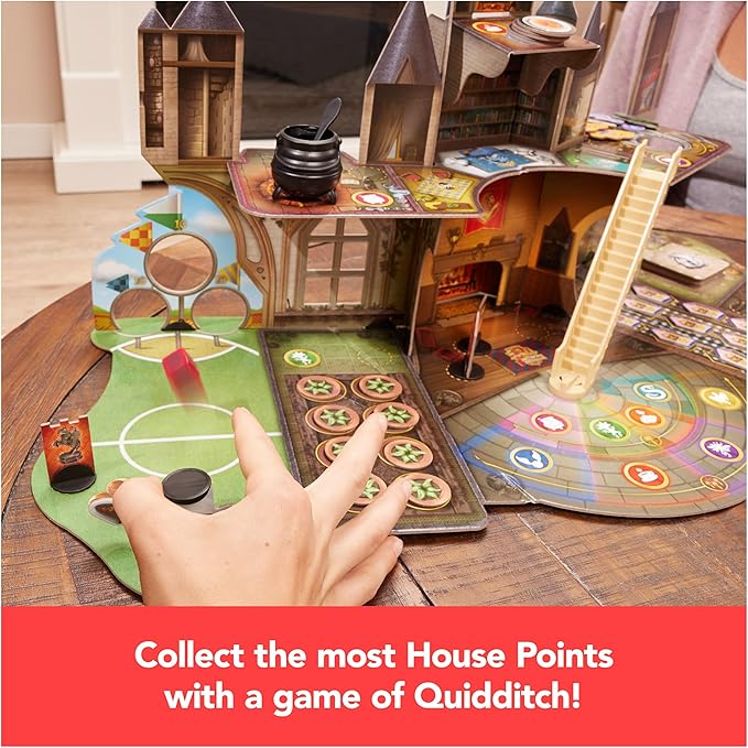Wizarding World Hogwarts Magical Mayhem 3D Board Game | Harry Potter Game for Families Adults &amp Kids Ages 8 and up