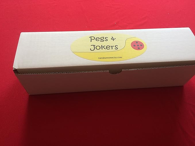 Pegs and Jokers Solid Wood 6 Player Game