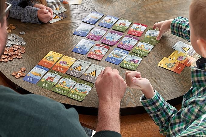 Machi Koro Board Game The Ultimate City-Building Game! Fast-Paced Dice Rolling Strategy Game for Kids and Adults Ages 8+ 2-4 Players 30 Minute Playtime Made by Pandasaurus Games